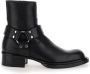 Alexander mcqueen Zwarte Leren Enkellaarzen Ritssluiting Black Heren - Thumbnail 1