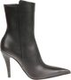 Alexander mcqueen Zwarte Leren Laarzen Black Dames - Thumbnail 1