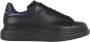 Alexander mcqueen Zwarte Leren Oversize Sneakers Black Heren - Thumbnail 1