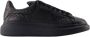 Alexander mcqueen Zwarte Leren Oversized Sneakers Black Heren - Thumbnail 1