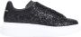 Alexander mcqueen Zwarte Leren Sneakers met Strass Black Dames - Thumbnail 1