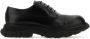 Alexander mcqueen Zwarte leren Tread veterschoenen Black Heren - Thumbnail 1