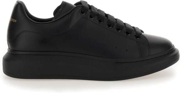 Alexander mcqueen Zwarte Logo Sneakers met Oversized Zool Black Heren