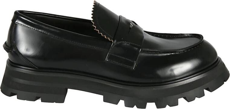 Alexander mcqueen Zwarte Mocassins voor Heren Black Heren