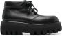 Alexander mcqueen Zwarte platte schoenen met veters enkellengte Black Heren - Thumbnail 1