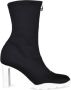 Alexander mcqueen Scuba Soft Boots in zwart canvas Zwart Dames - Thumbnail 9