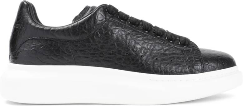 alexander mcqueen Zwarte Sneakers voor Mannen Aw24 Black Heren