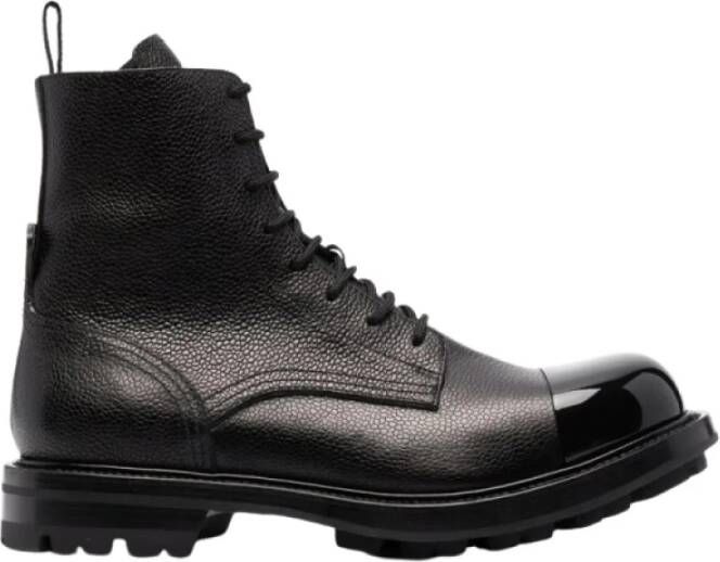 Alexander mcqueen Zwarte Wander Veterschoenen Zwart Heren