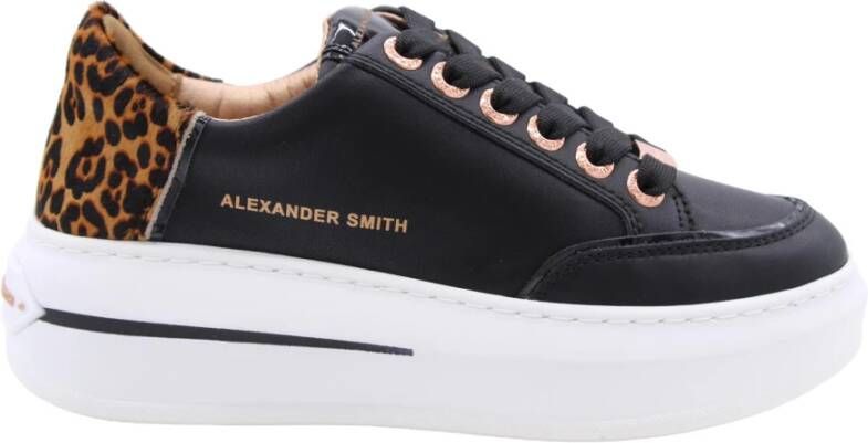 Alexander Smith Lancaster Woman Lage Sneakers Black Dames