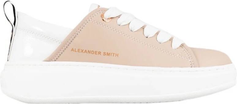 Alexander Smith Beige Vegan Sneakers voor Vrouwen Beige Dames