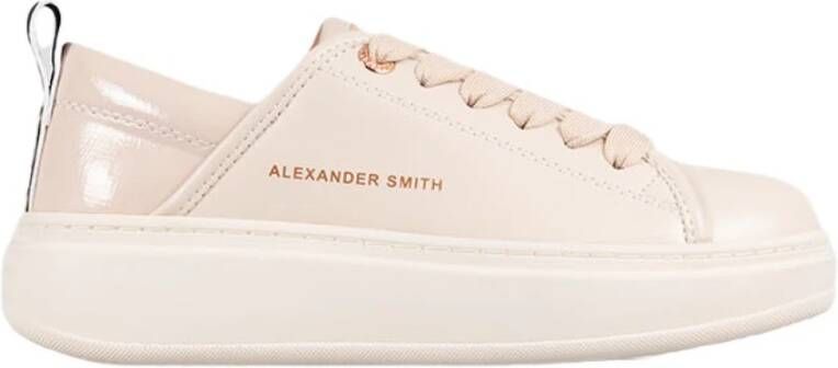 Alexander Smith Beige Vegan Sneakers voor Vrouwen Beige Dames