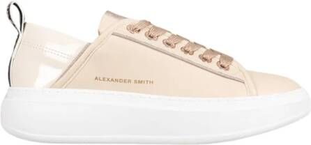 Alexander Smith Beige Wembley Sporty Elegance Sneakers Beige Dames