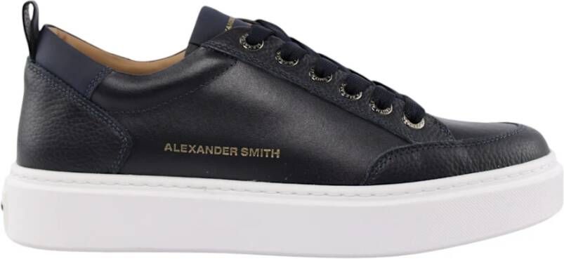 Alexander Smith Blauwe Casual Sneakers voor Heren Blue Heren