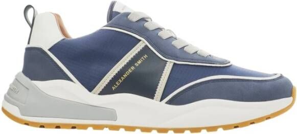 Alexander Smith Blauwe Eco-Dover Sportieve Sneakers Blue Heren