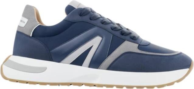 Alexander Smith Blauwe Hyde Man Runner Sneakers Blue Heren