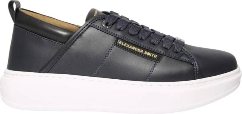 Alexander Smith Blauwe Wembley Sneakers Blue Heren