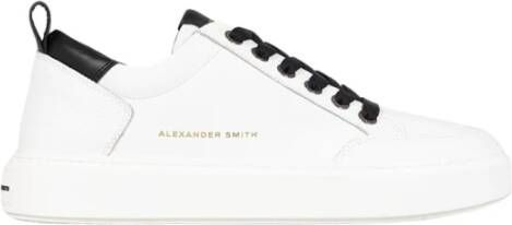 Alexander Smith Moderne Marmeren Dames Sneaker Wit White Dames