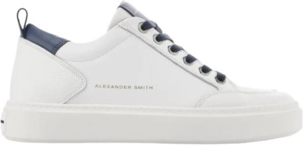 Alexander Smith Bond Man Wit Blauw White Heren