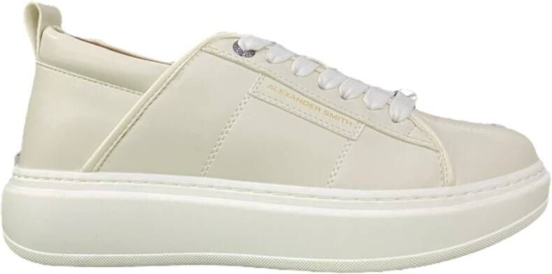 Alexander Smith Eco Wembley Leren Sneaker Off White Heren