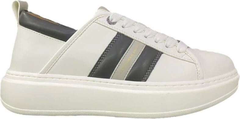 Alexander Smith Eco Wembley Leren Sneaker Wit Grijs White Heren