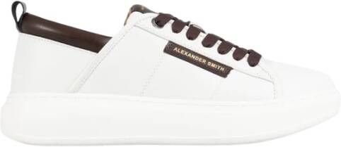 Alexander Smith Eco-Wembley MAN White Dark Cognac White Heren