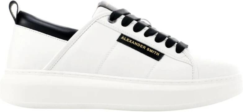 Alexander Smith Eco Wembley Sneaker Wit Zwart White Heren