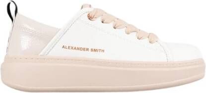 Alexander Smith Eco Wembley Wit Beige Sneakers White Dames