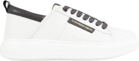 Alexander Smith Eco Wembley Wit Grijs Sneakers White Heren