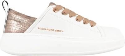 Alexander Smith Eco Wembley Wit Koper Sneakers White Dames