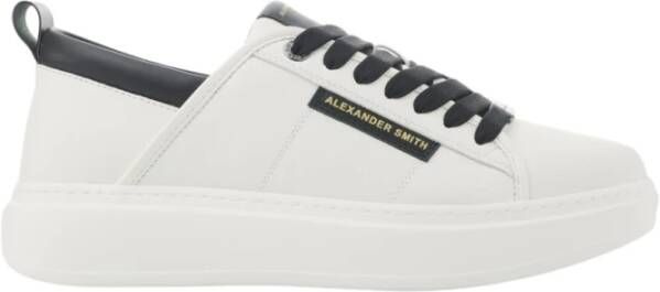 Alexander Smith Eco Wembley Wit Zwart Sneakers White Heren