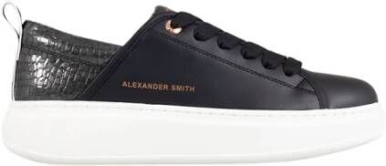 Alexander Smith Eco Wembley Zwarte Sneakers Black Dames