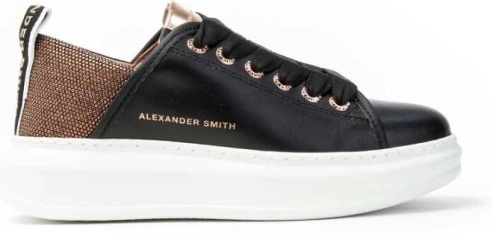 Alexander Smith Geïnspireerde tennissneakers voor dames Black Dames