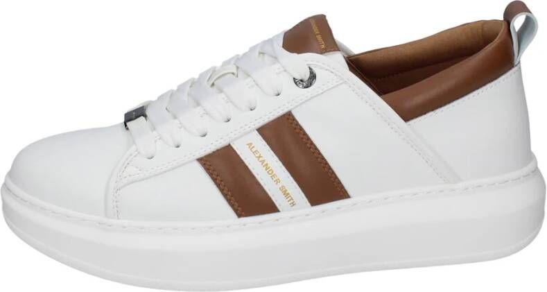 Alexander Smith Heren Synthetisch Leren Sneakers White Heren