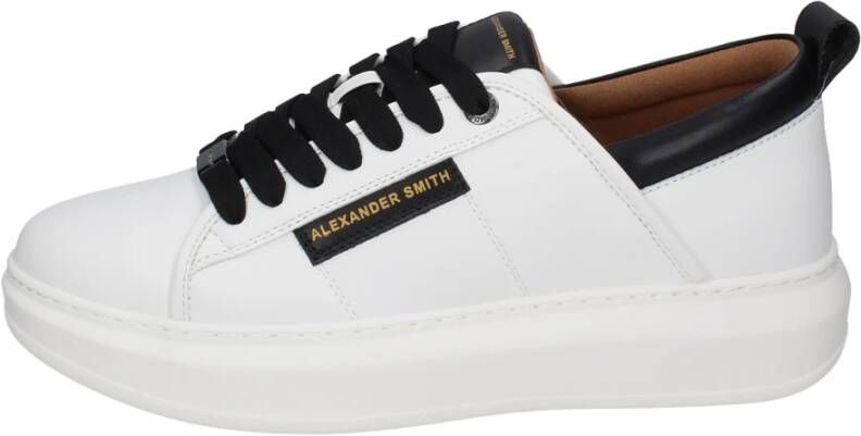 Alexander Smith Heren Synthetisch Leren Sneakers White Heren