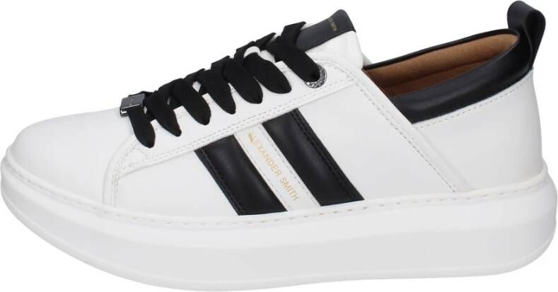 Alexander Smith Heren Synthetisch Leren Sneakers White Heren