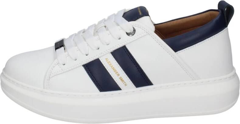 Alexander Smith Heren Synthetisch Leren Sneakers White Heren