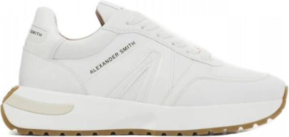 Alexander Smith Hyde Sneakers Wit Leer Volumineuze Runner Zool White Dames