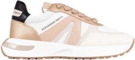 Alexander Smith Ivory Light Blue Runner Sneakers White Dames