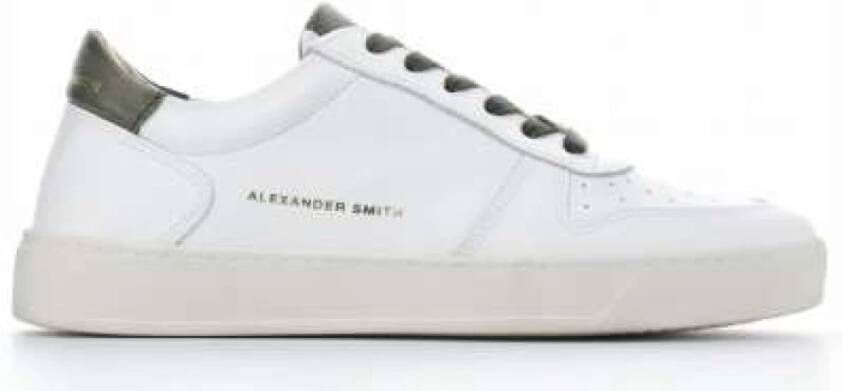 Alexander Smith Klassieke Leren Sneakers White Heren