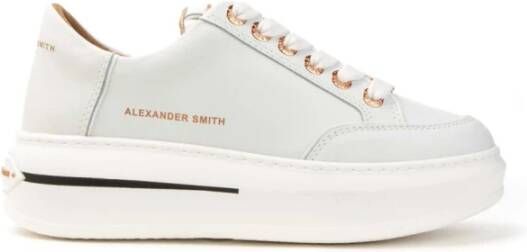 Alexander Smith Lancaster Woman Total White Sneakers White Dames