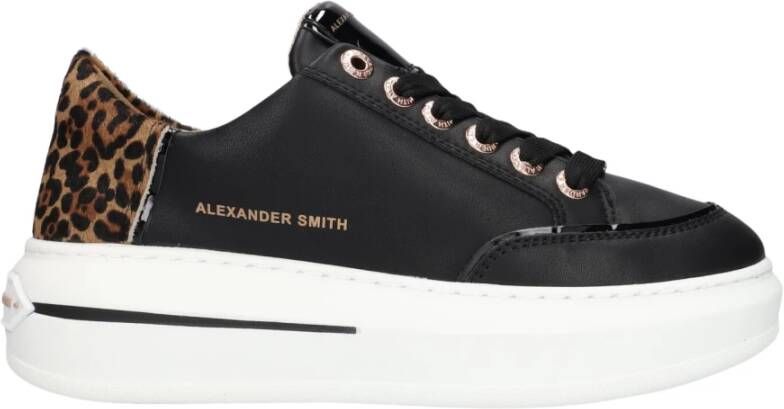 Alexander Smith Lancaster Woman Lage Sneakers Black Dames