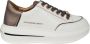 Alexander Smith Lancaster Woman Sneakers Wit Donker Zilver White Dames - Thumbnail 1