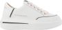 Alexander Smith Lancaster Woman White Black Sneakers White Dames - Thumbnail 1