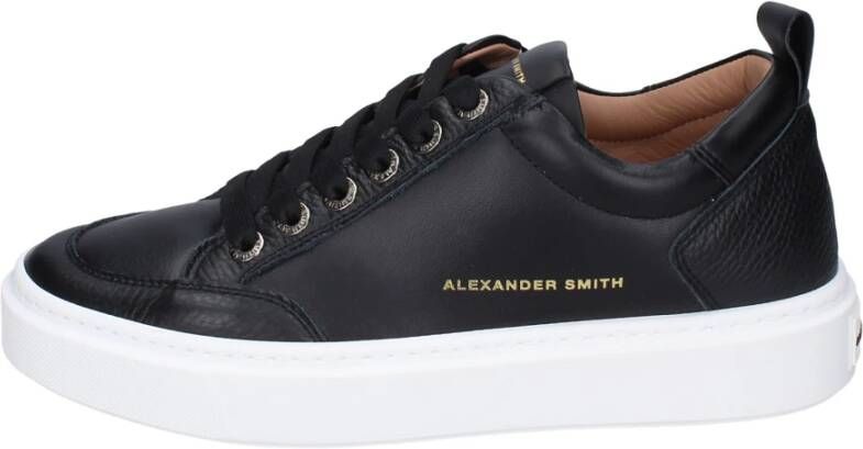 Alexander Smith Leren Heren Sneakers Black Heren