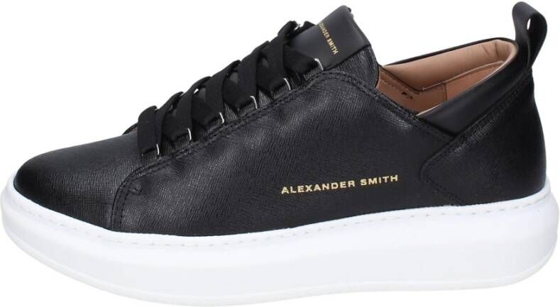 Alexander Smith Leren Heren Sneakers Black Heren