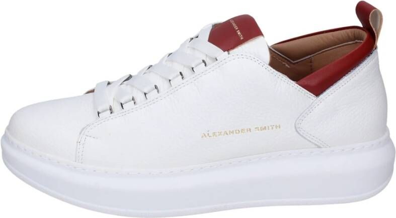 Alexander Smith Leren Heren Sneakers Stijlvolle Schoenen White Heren