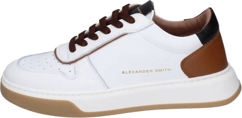Alexander Smith Leren Heren Sneakers White Heren