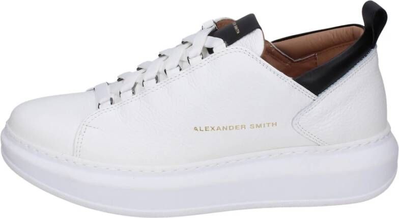 Alexander Smith Leren Heren Sneakers White Heren