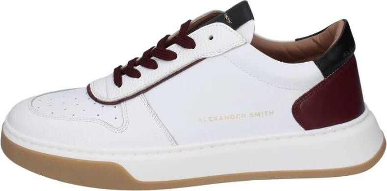 Alexander Smith Leren Heren Sneakers White Heren