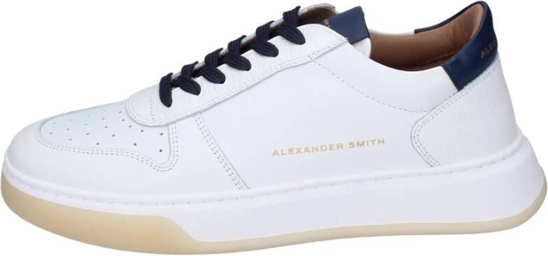 Alexander Smith Leren Heren Sneakers White Heren